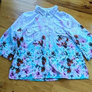 Cottage Floral Silky top